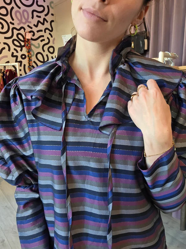 Blouse met streeppatroon