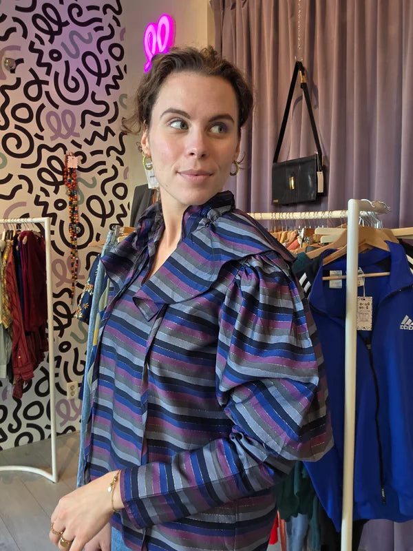 Blouse met streeppatroon