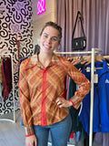 Blouse met ruitpatroon