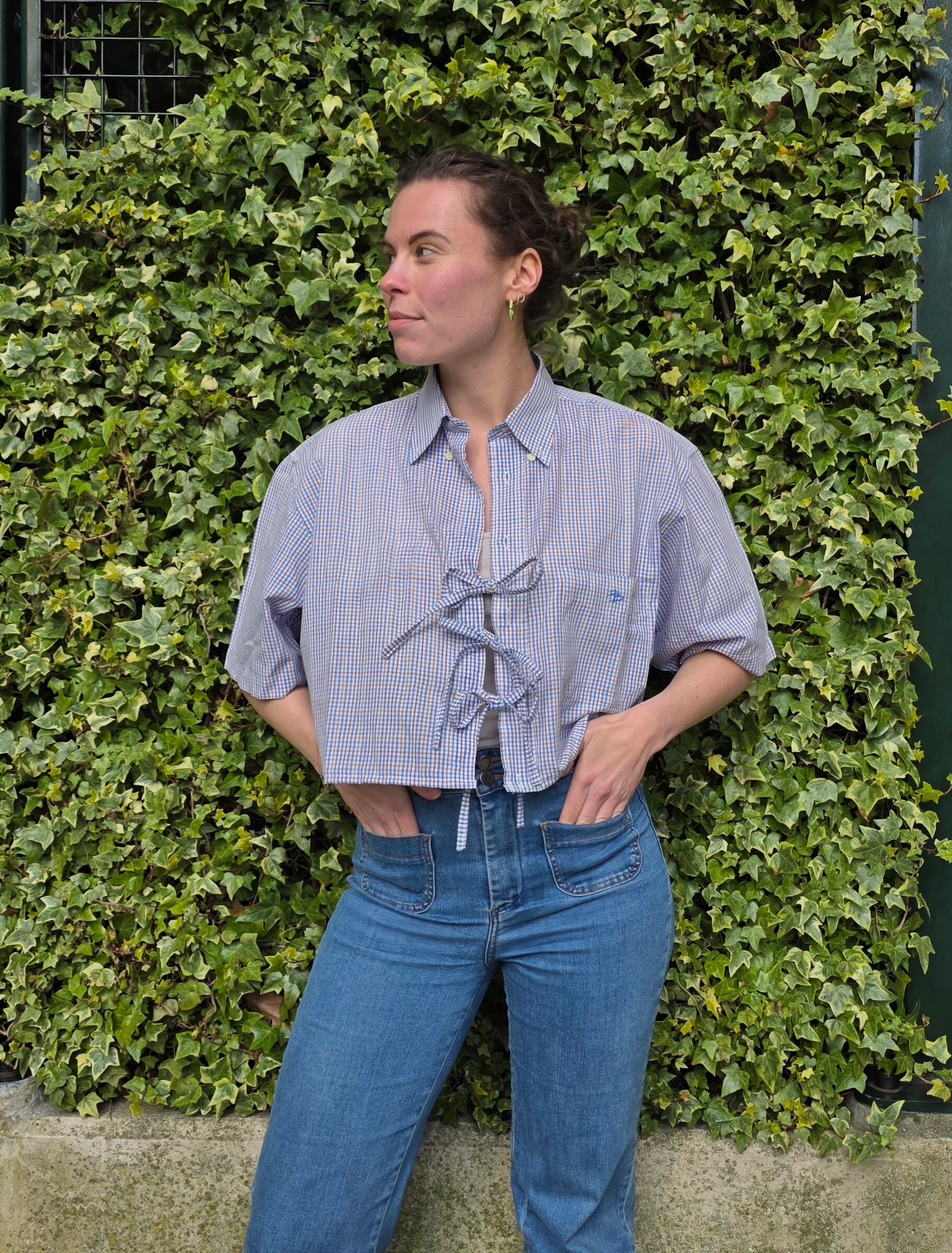 Upcycled blouse
