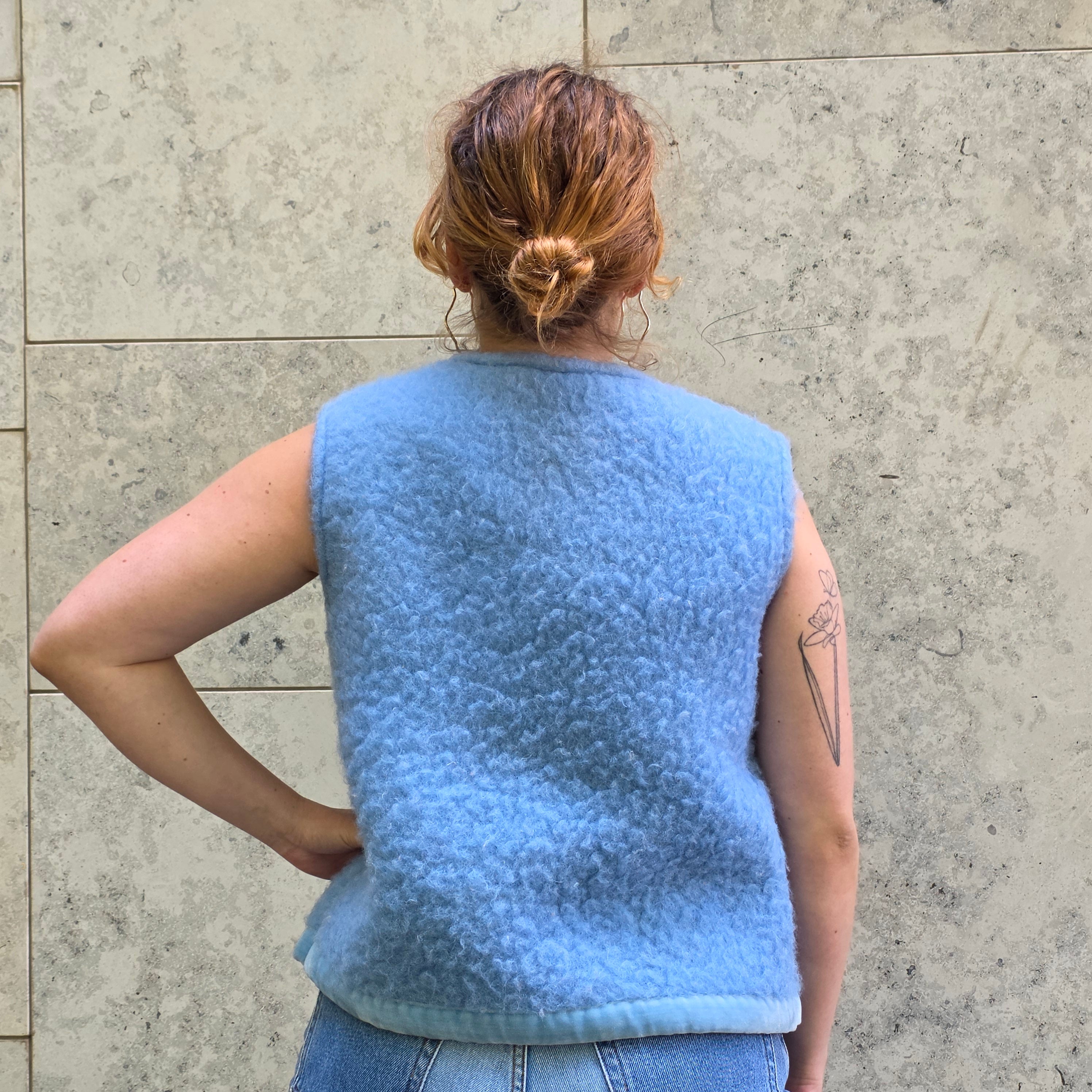 Bowtie blanket vest