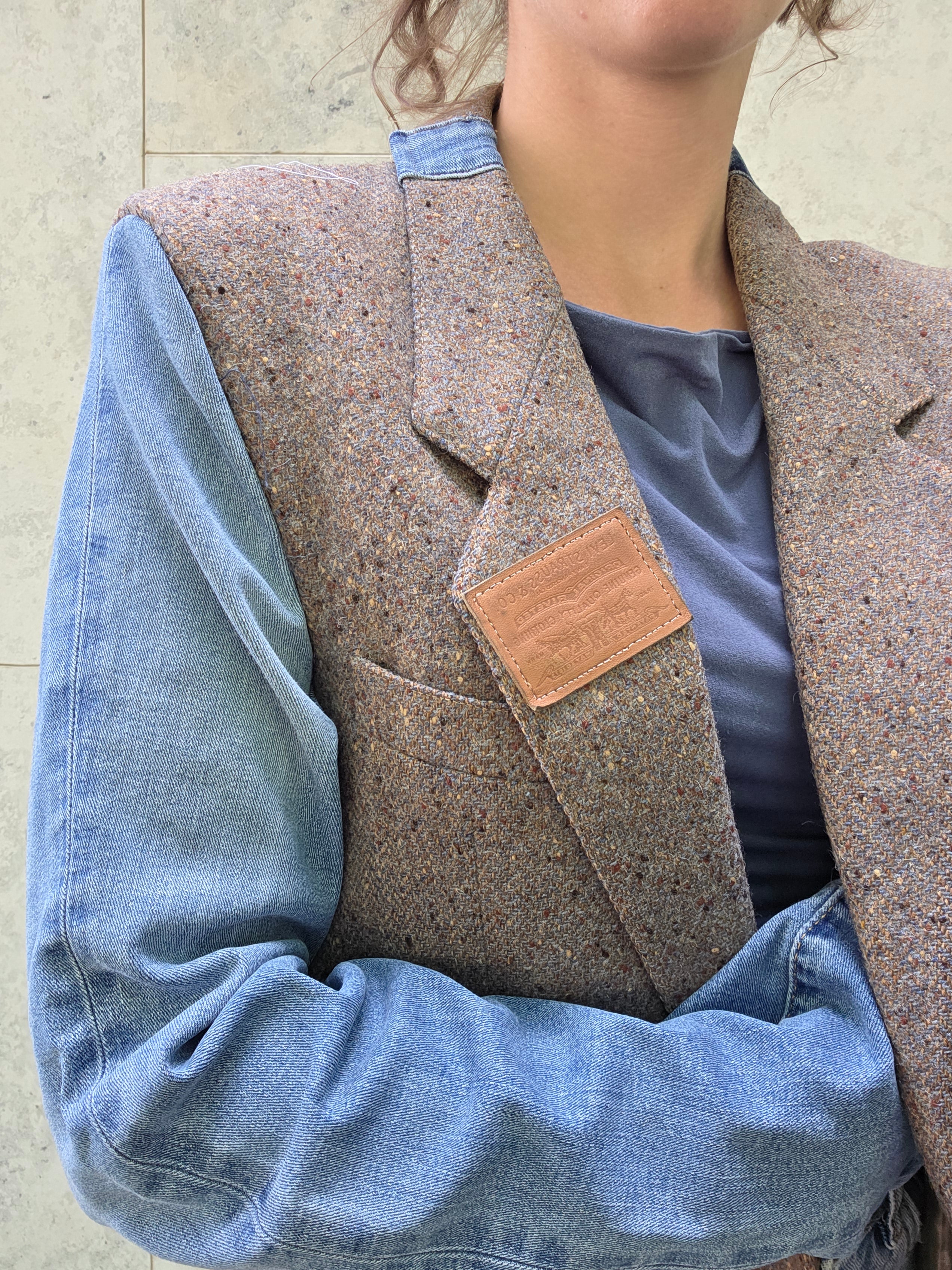 Upcycled Levi's blazer