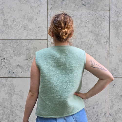Bowtie blanket vest