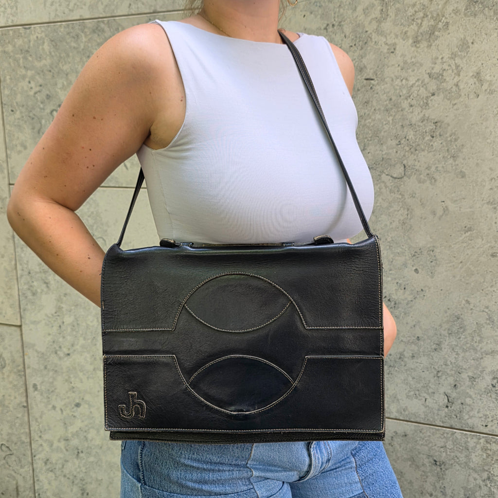 Leren tas