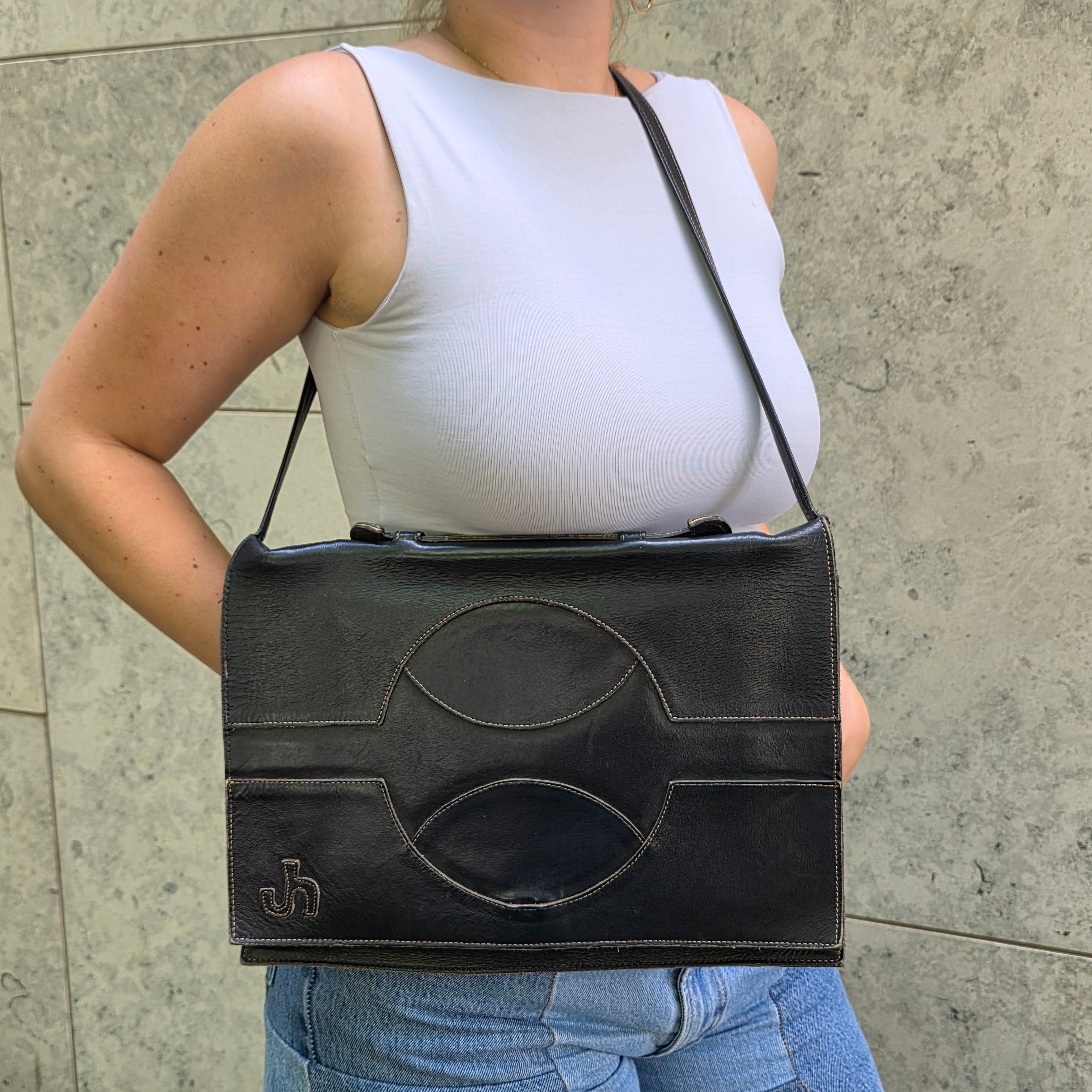 Leren tas