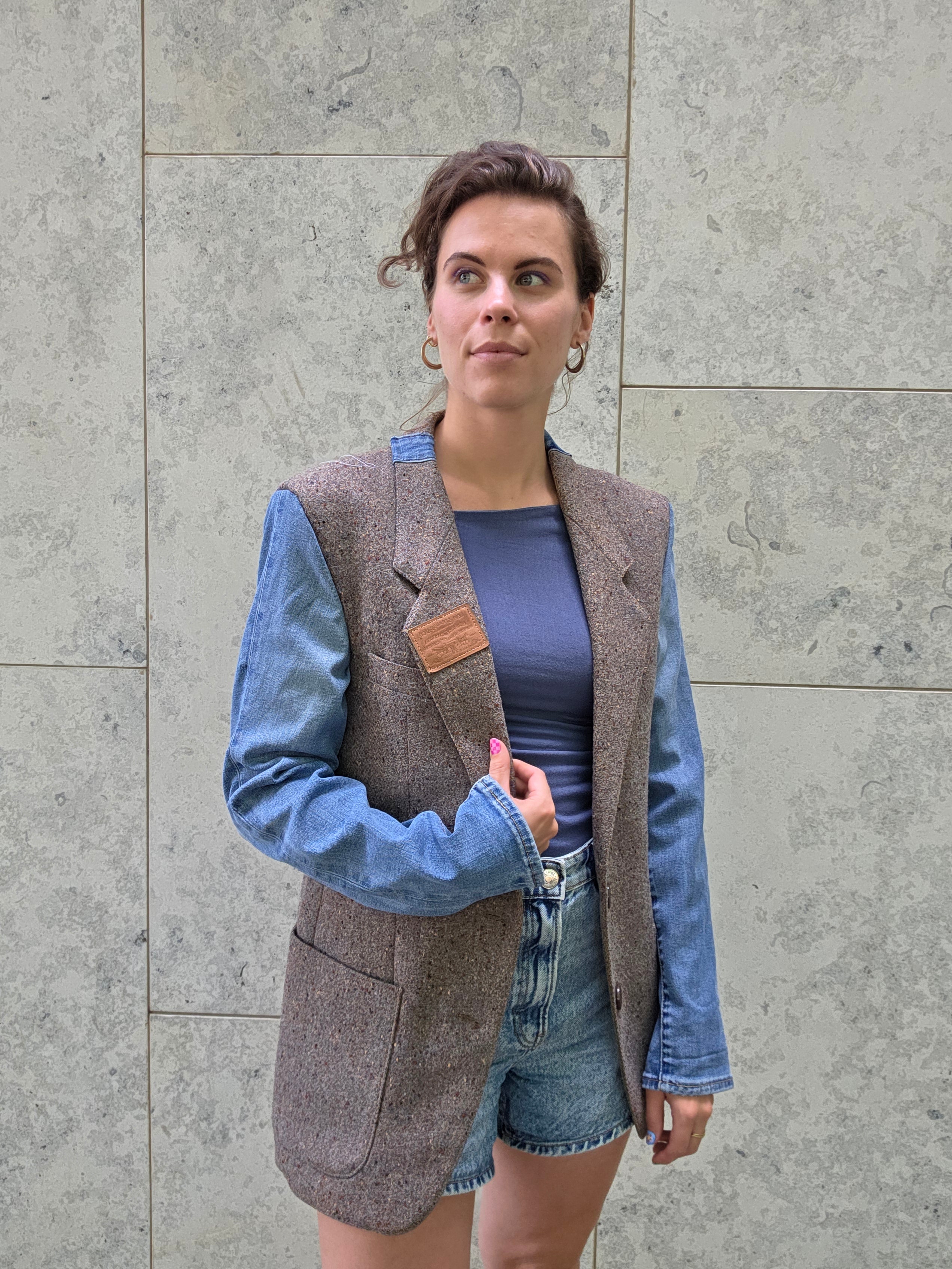 Upcycled Levi's blazer