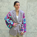 Granny square blazer