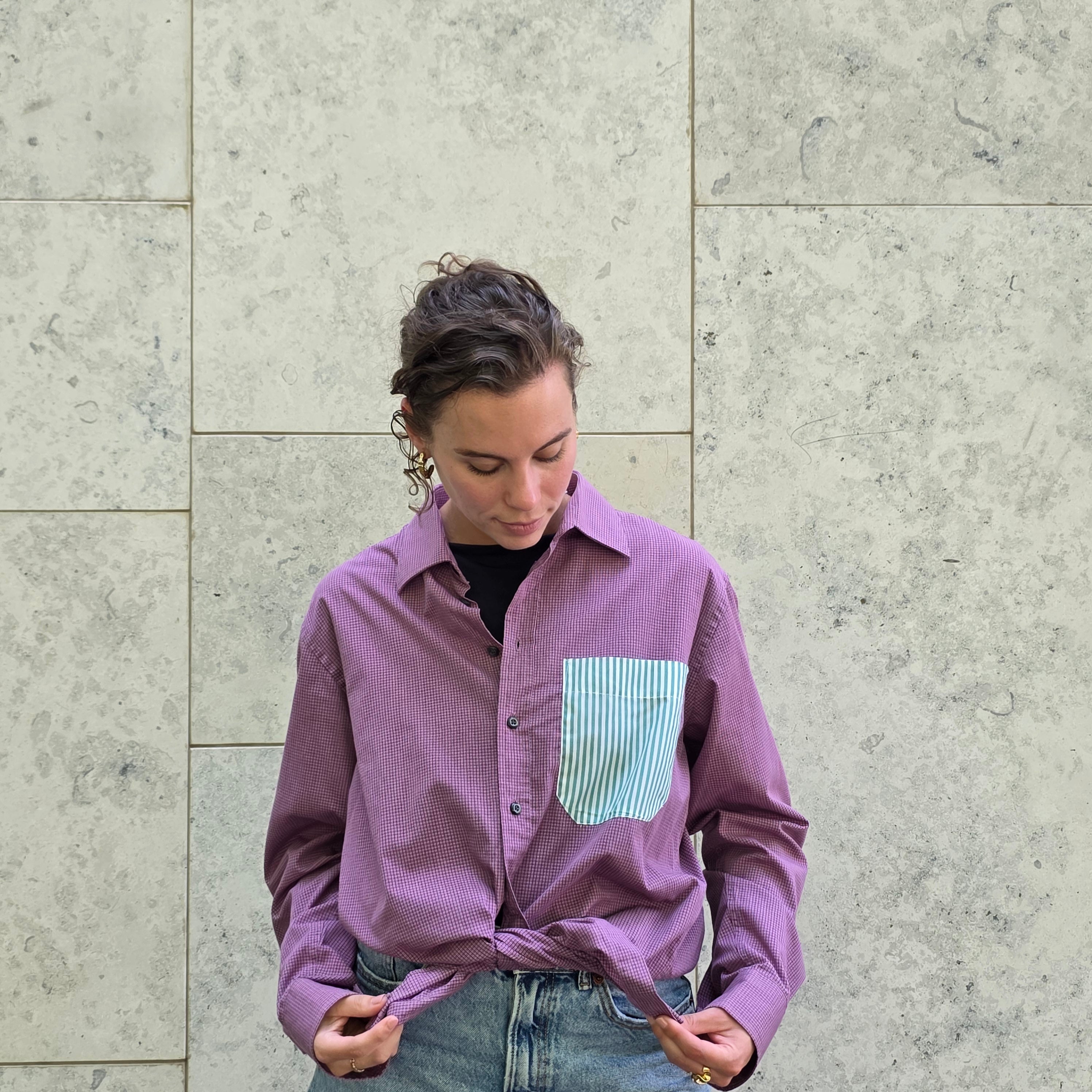 Upcycled blouse