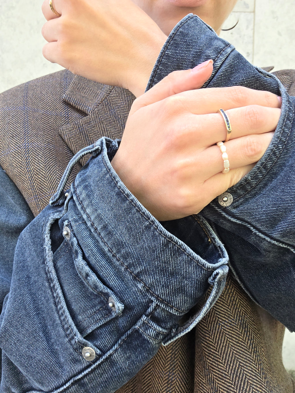 Upcycled Levis blazer