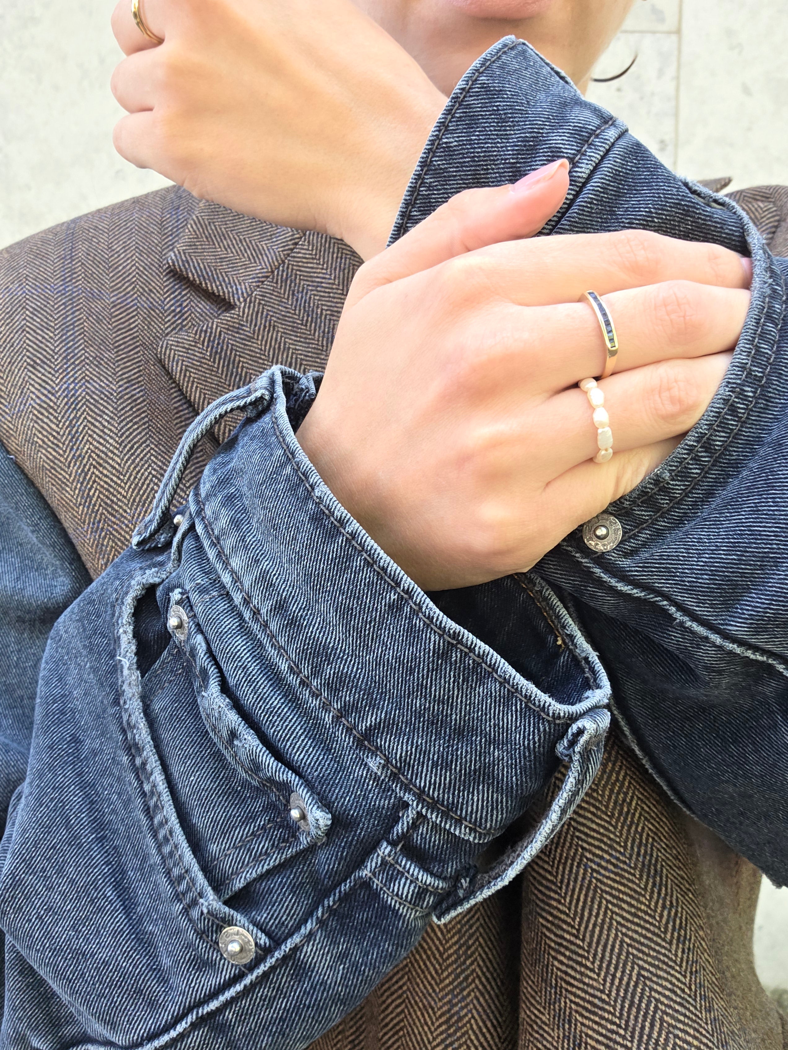 Upcycled Levis blazer
