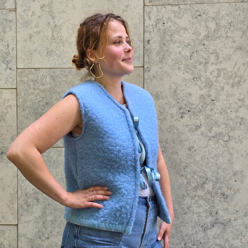 Bowtie blanket vest