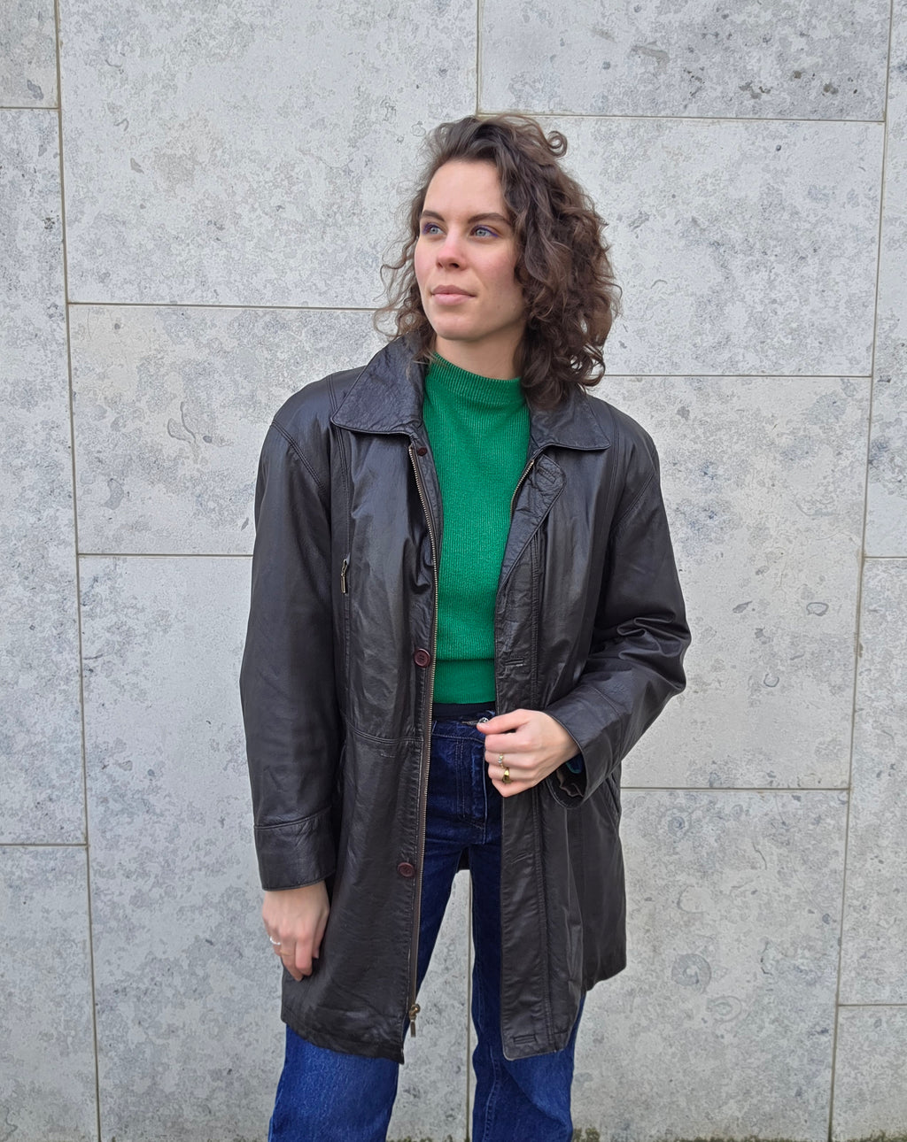 Leren jas