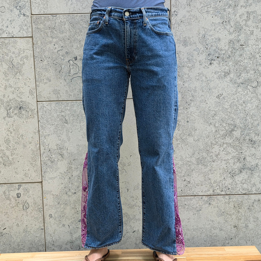 Levis jeans met kant