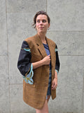 Blazer met mouwen van een tafelkleed