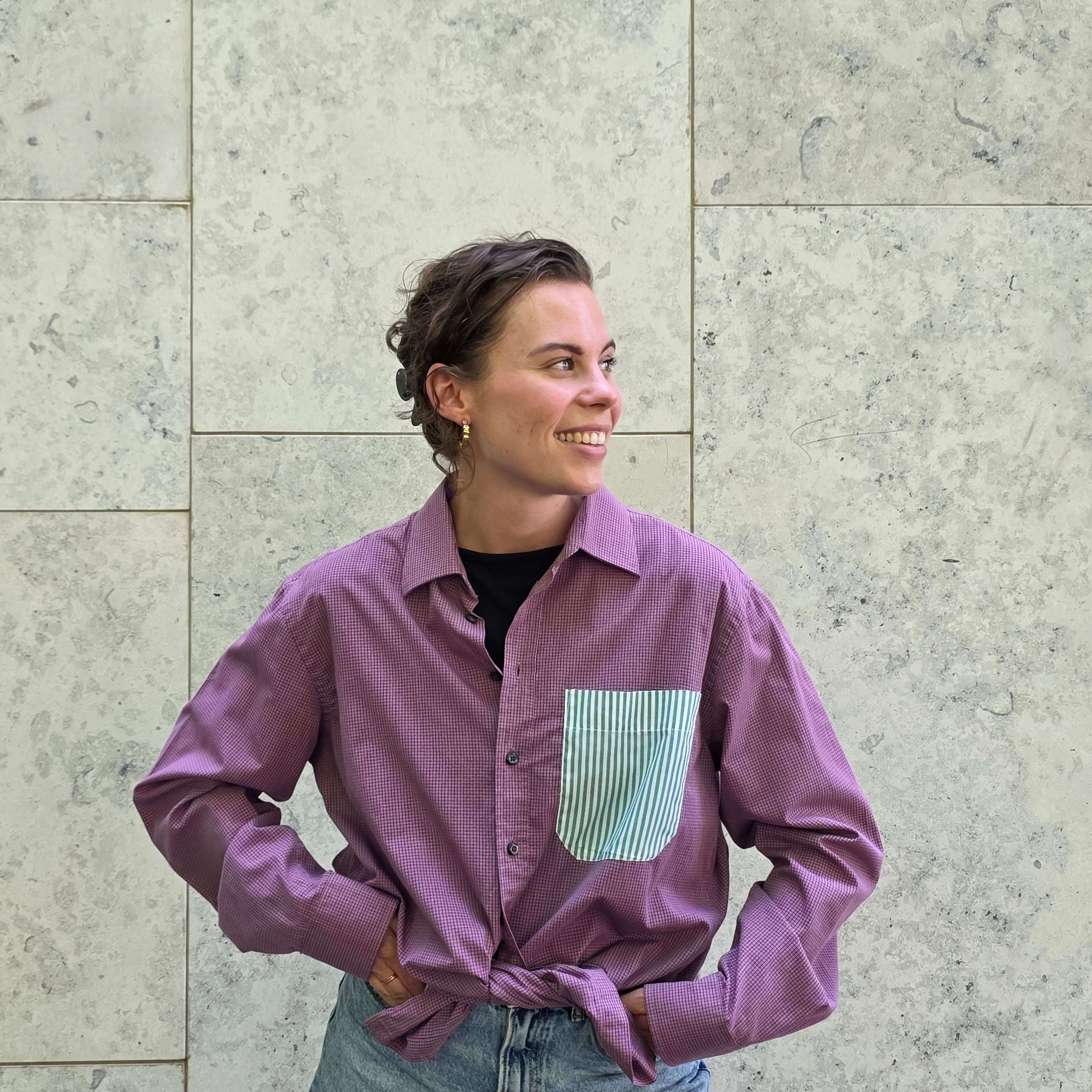 Upcycled blouse