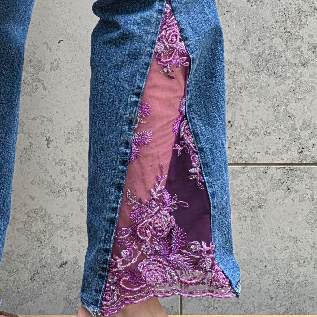Levis jeans met kant