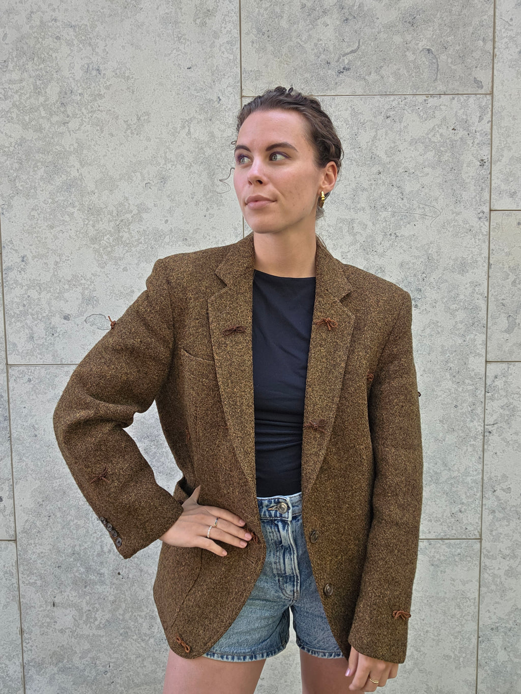 Strikjes blazer