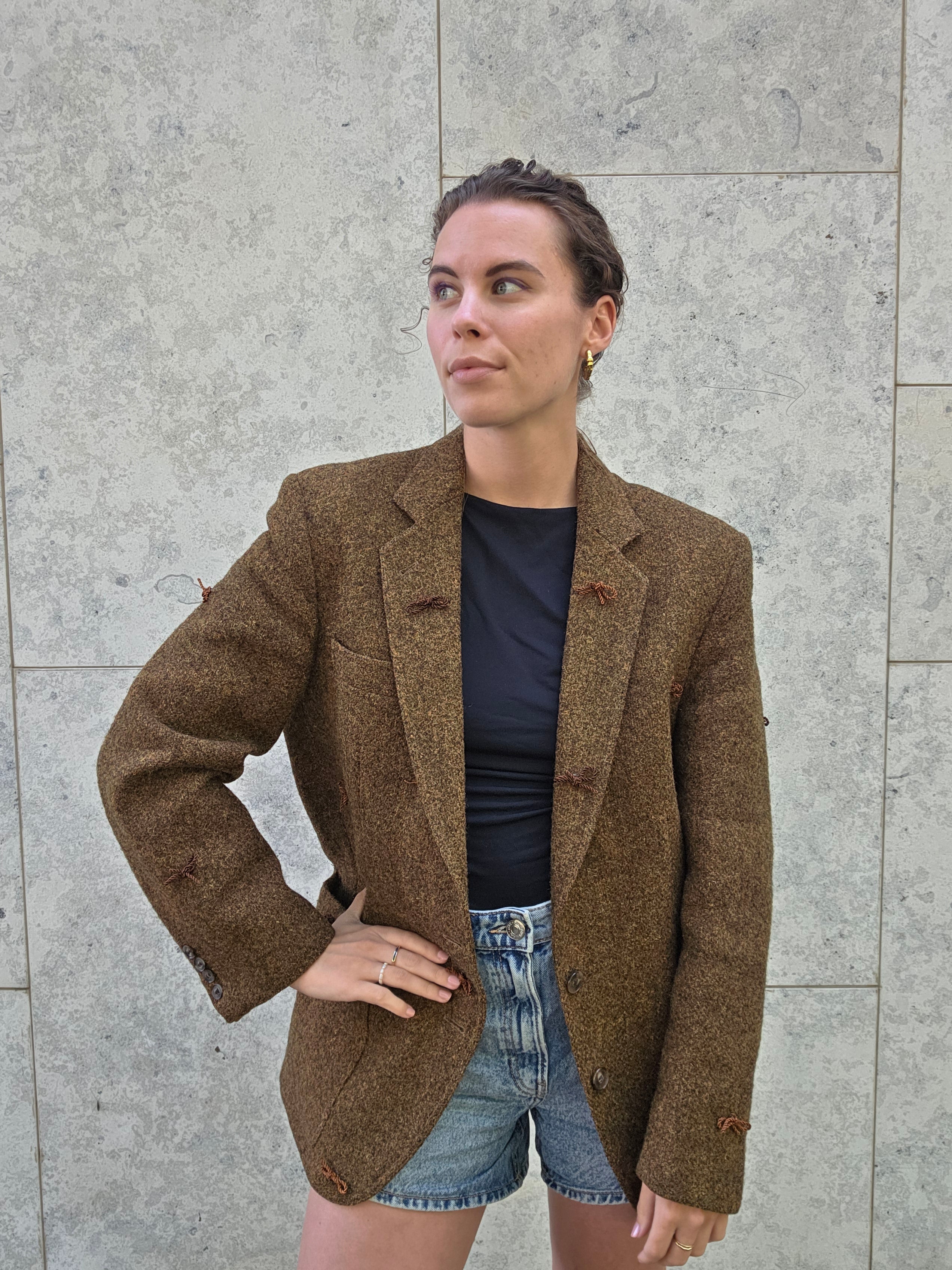 Strikjes blazer