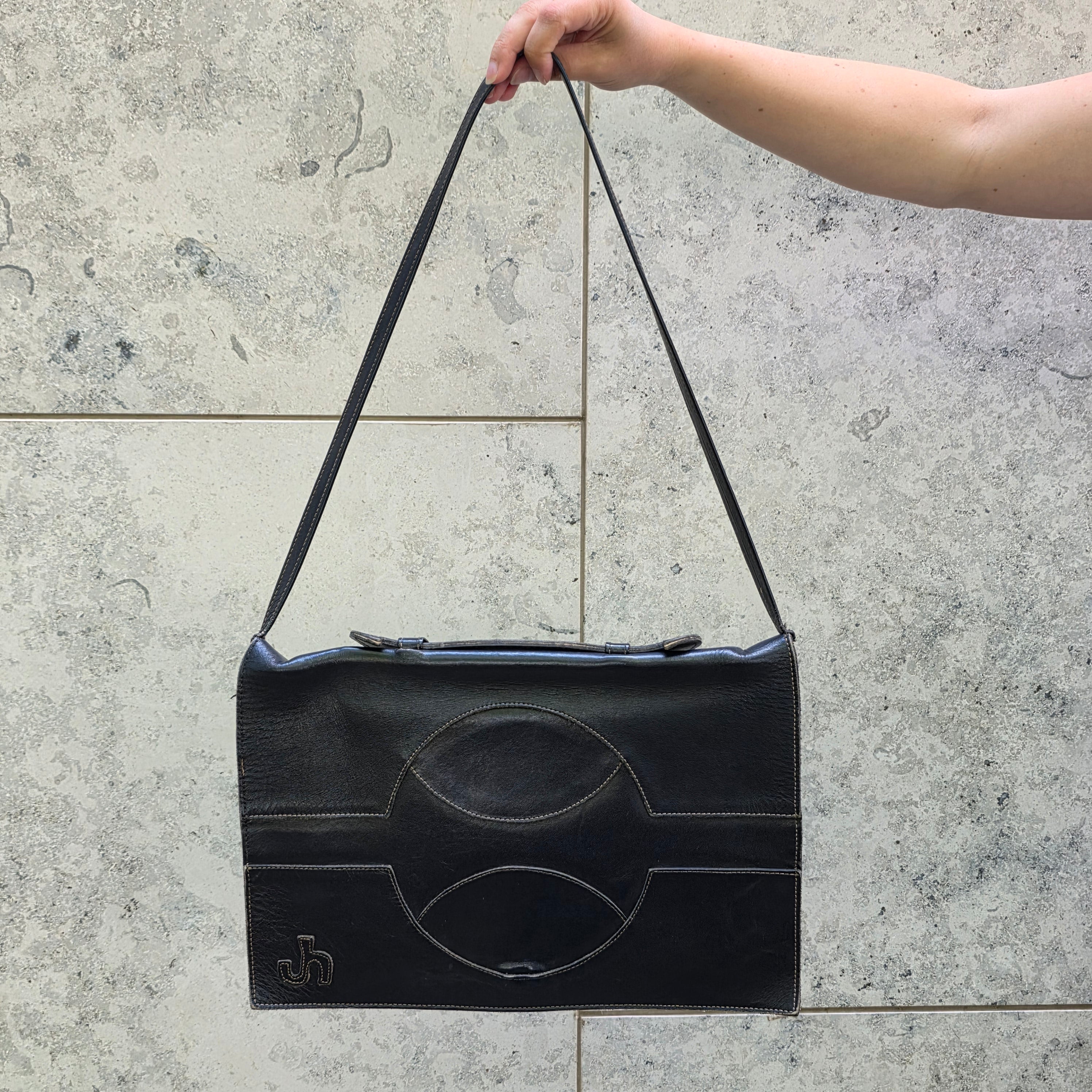 Leren tas