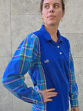 Upcycled polo blouse