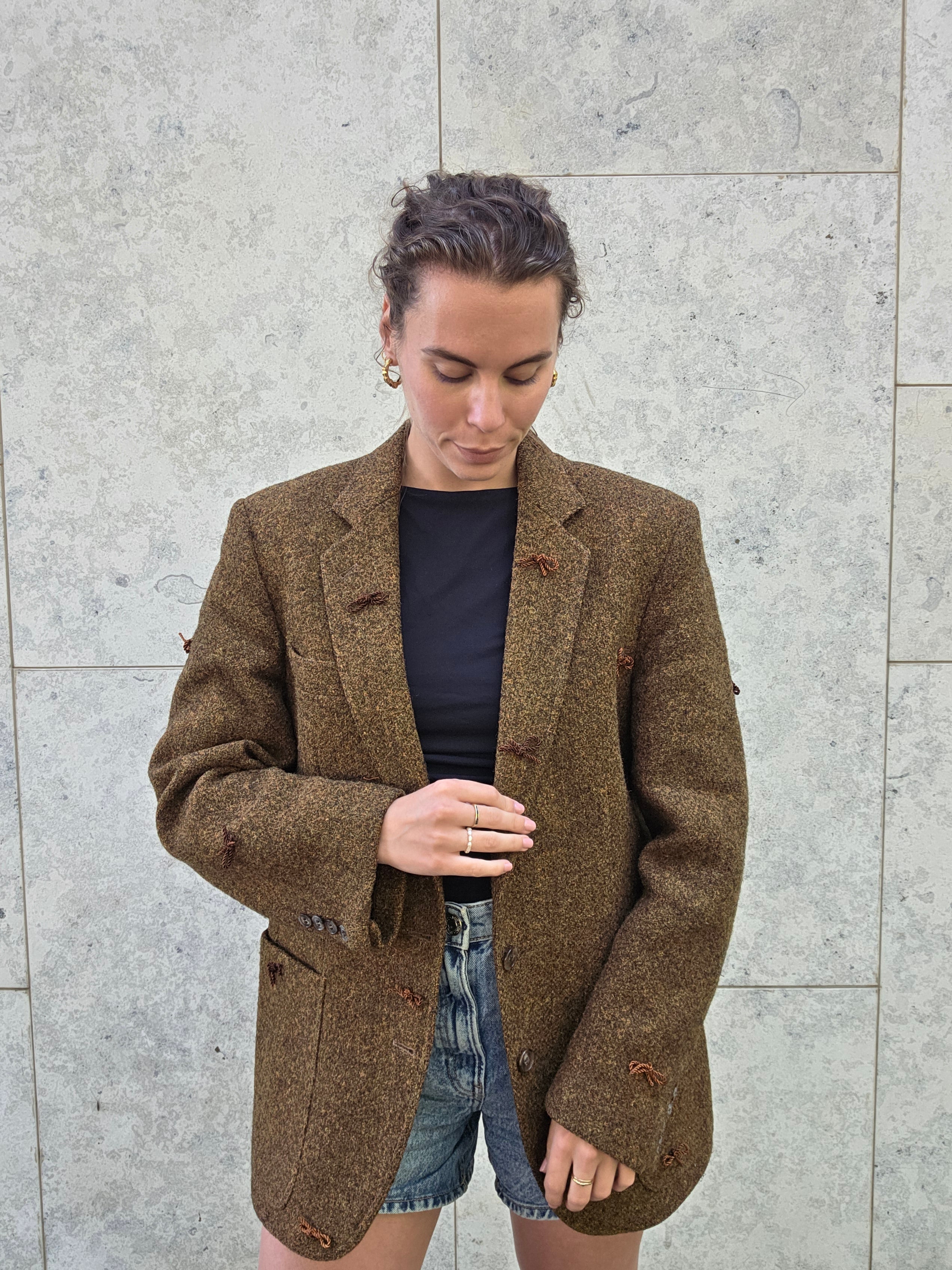 Strikjes blazer