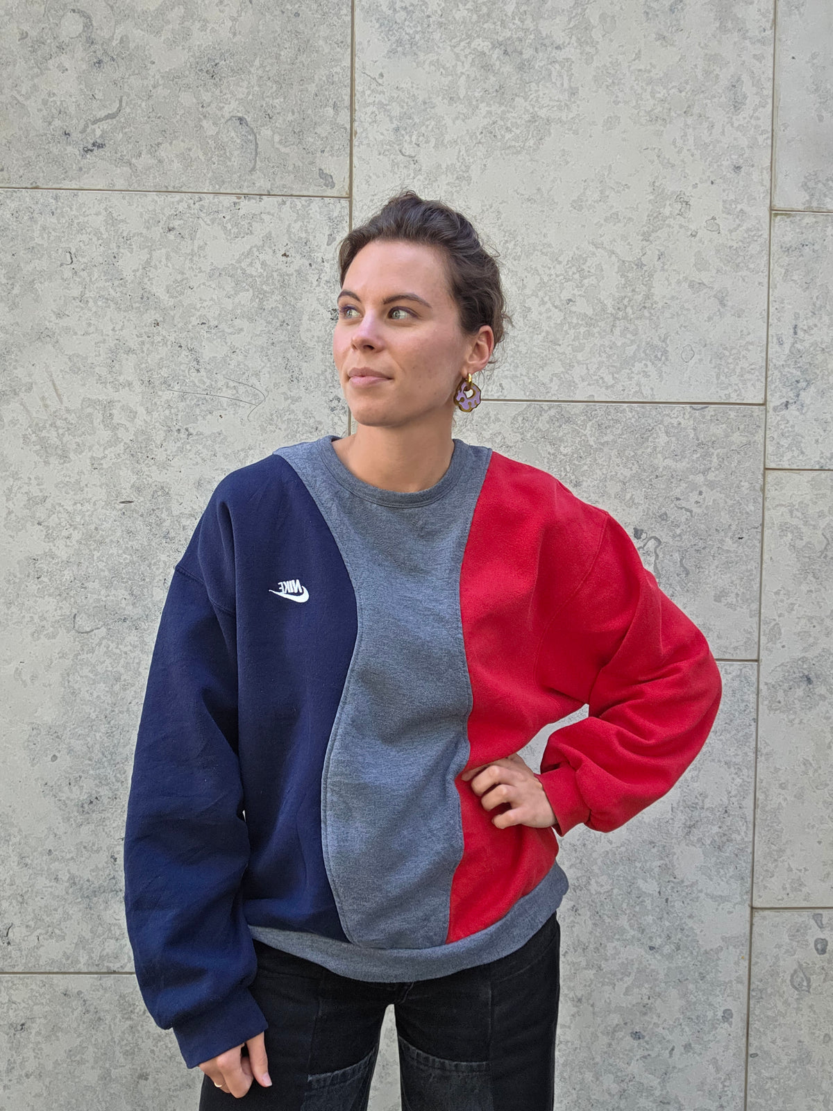 Reworked Nike Sweater