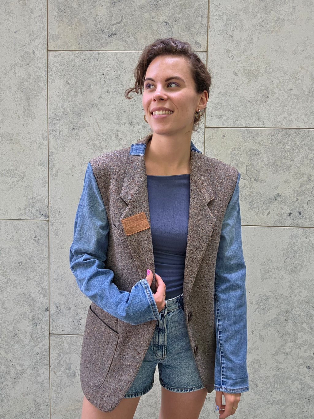 Upcycled Levi's blazer