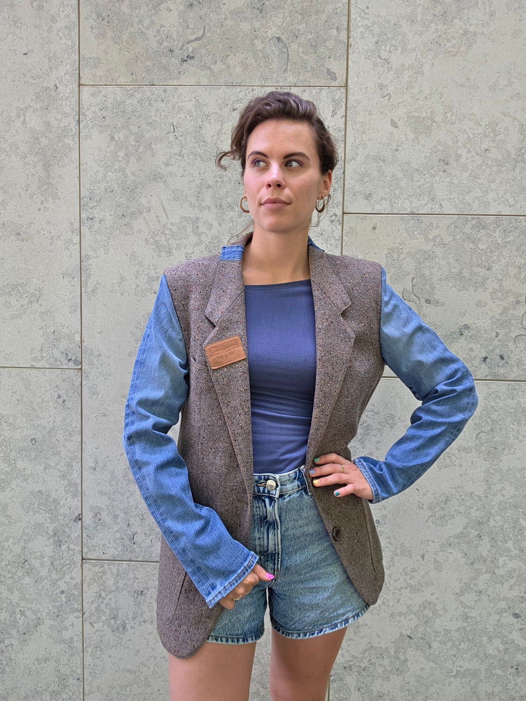 Upcycled Levi's blazer