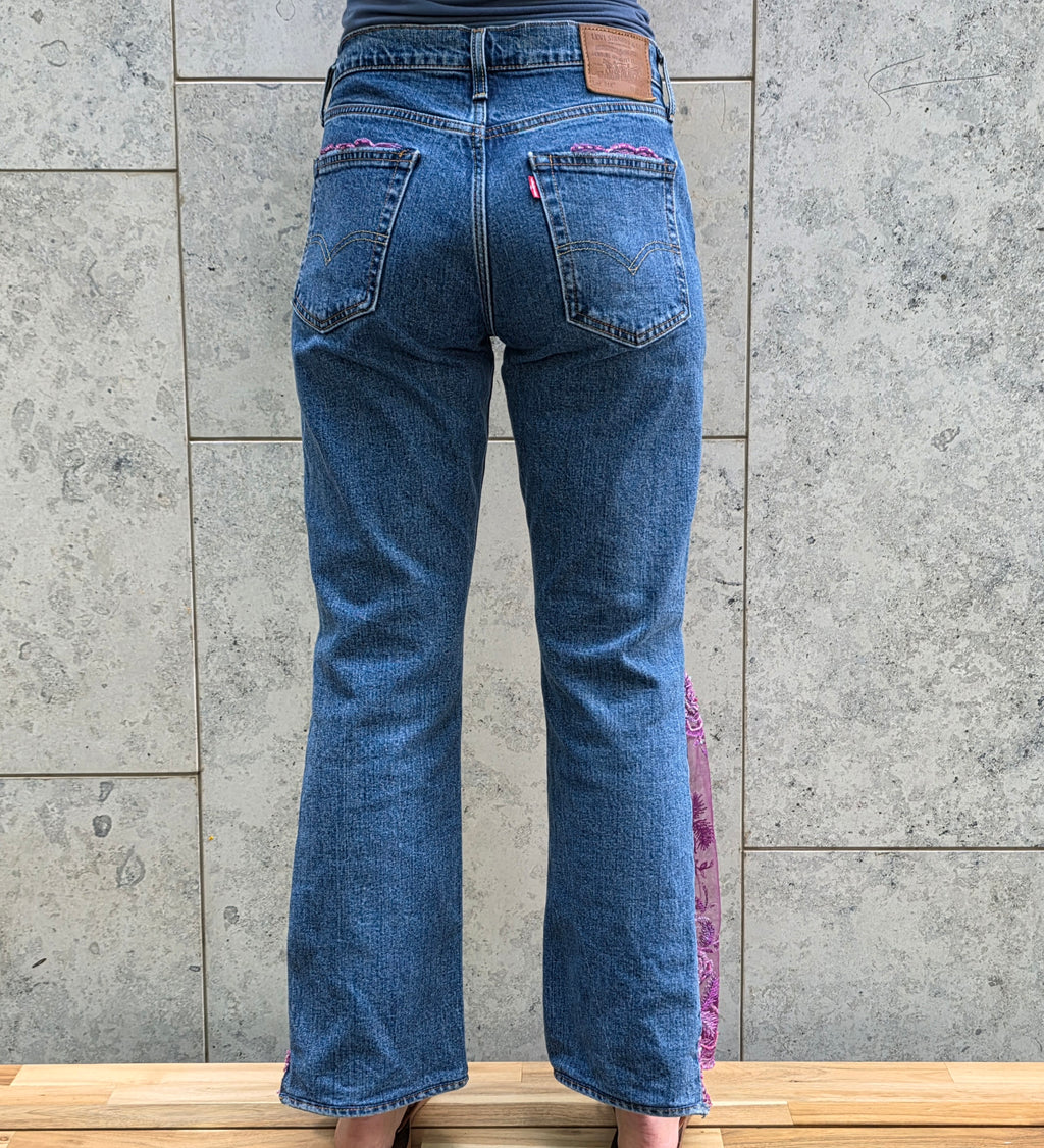 Levis jeans met kant