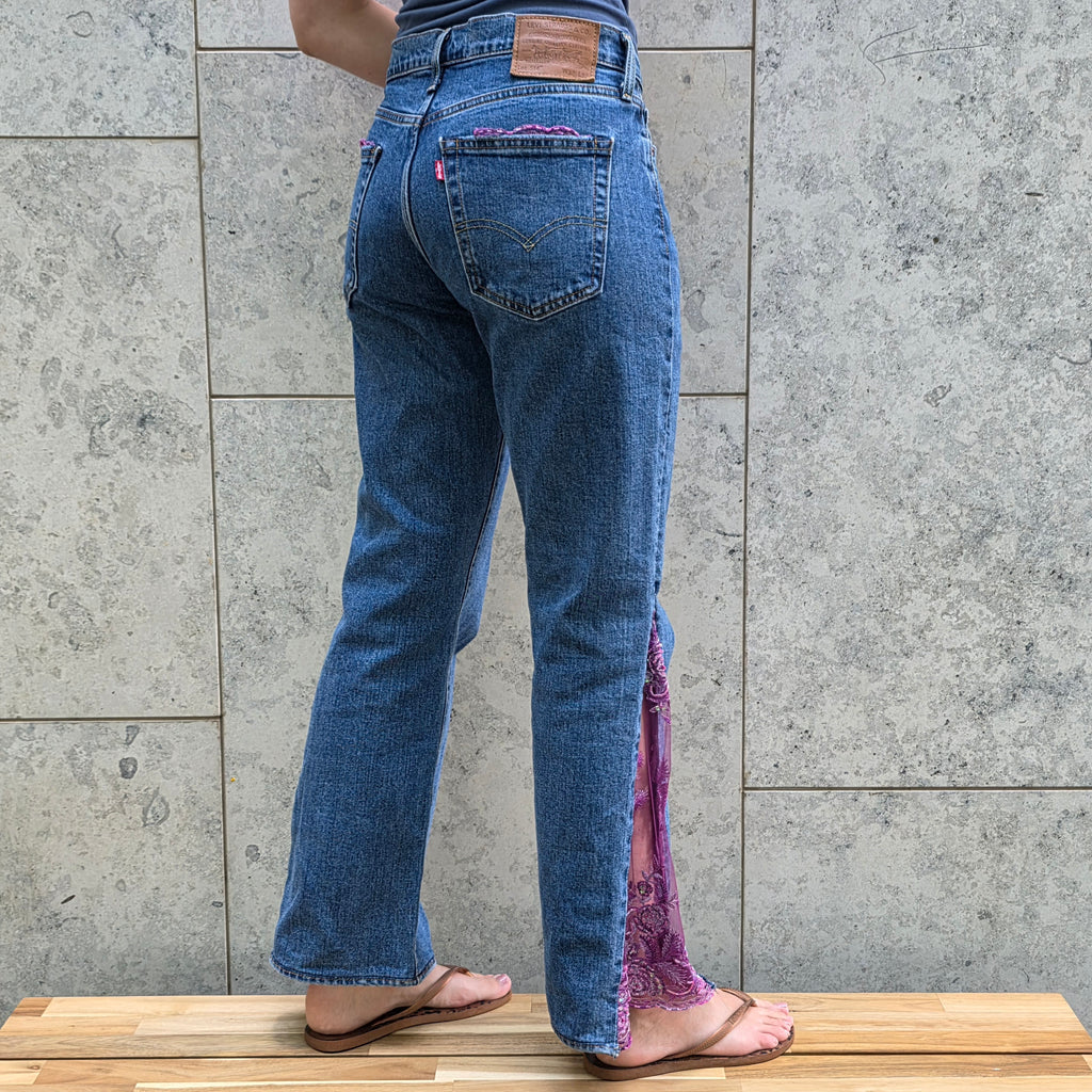 Levis jeans met kant