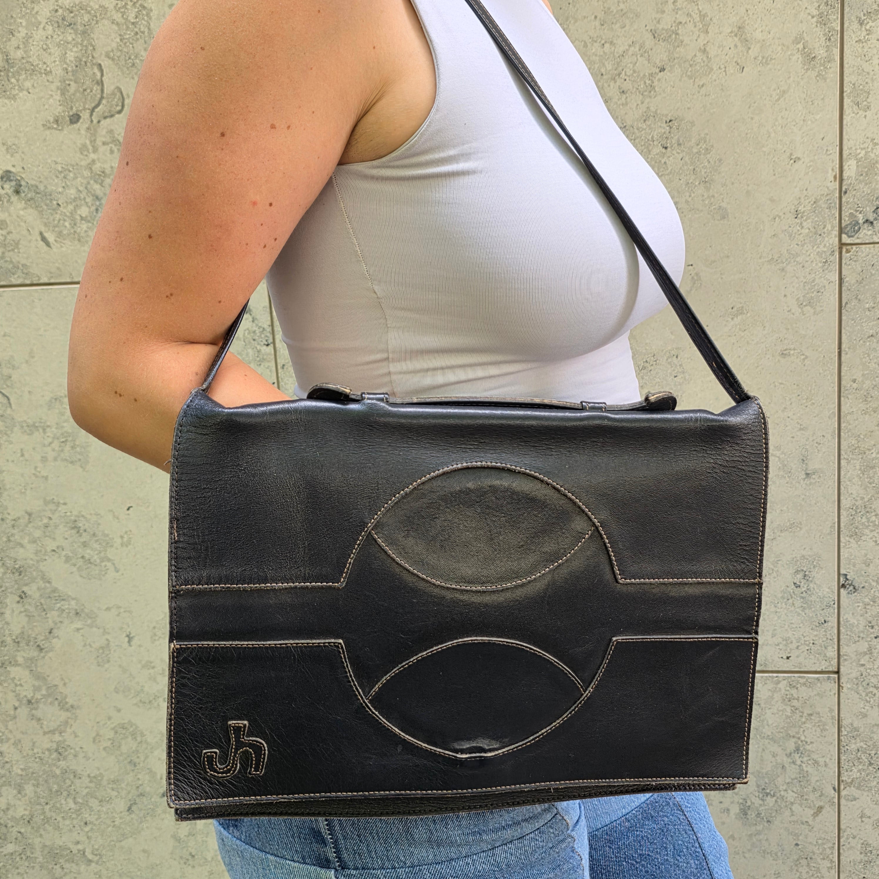 Leren tas